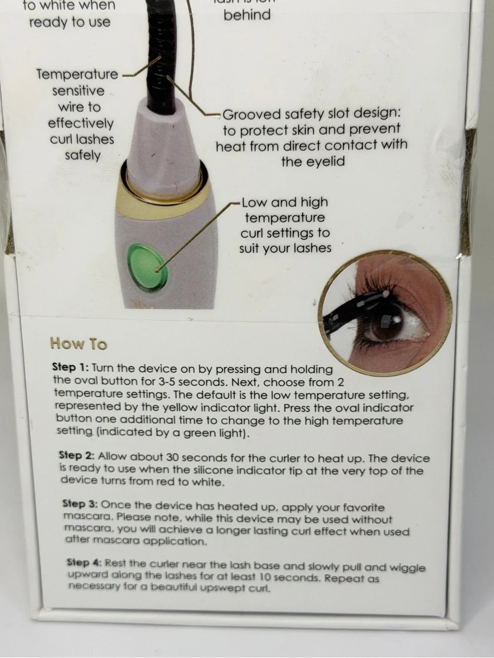 Grande Cosmetics Lash Lift Heated Eyelash Curler